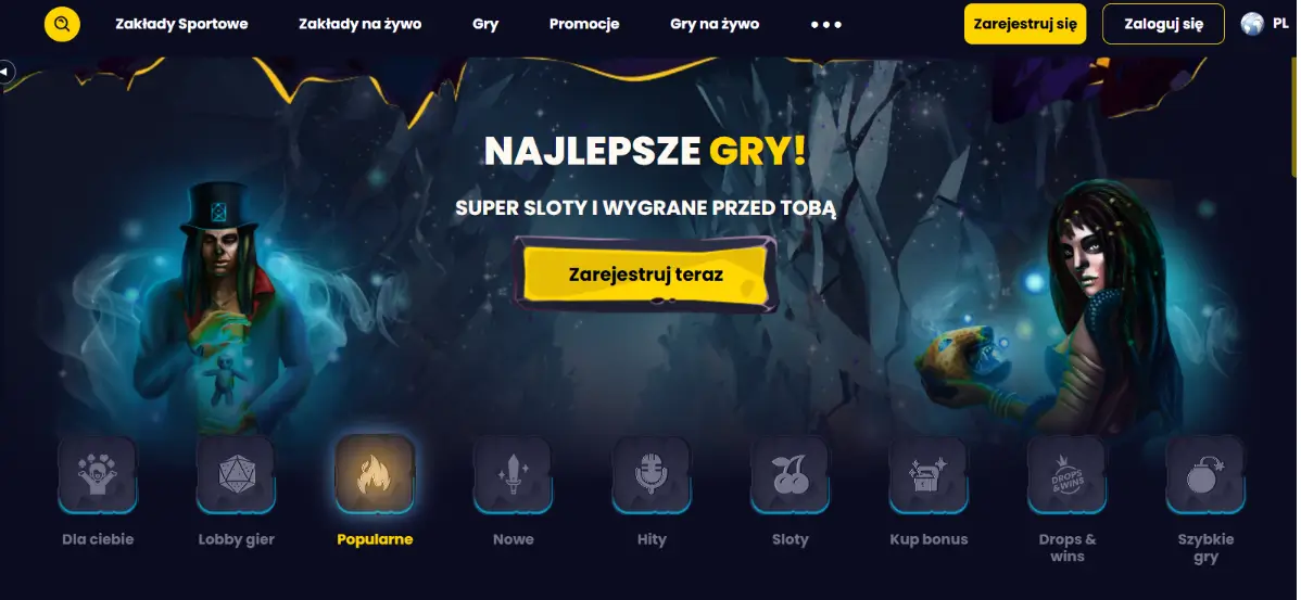 Najpopularniejsze gry w kasynach internetowych
